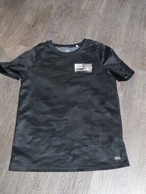 DSG Boys Black Camo Athletic T-Shirt